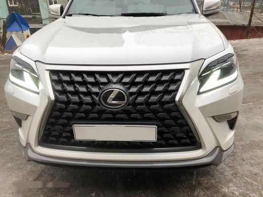 Накладки на фари вії Lexus GX460 2020+ р.в. під нову оптику, Серый грунт (под покраску), Зовнішній тюнінг, Lexus, Декоративные накладки, Требуется, Стеклопластик, GX, Новое, На штатные места