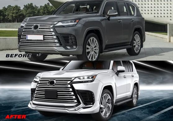 Тюнинг обвес для Lexus LX600 стиль Modellista 2021+ г.в., Внешний Тюнинг, Lexus, Комплект обвеса, По желанию, Полипропилен, LX, Новое, На штатные места, LX600 2021-