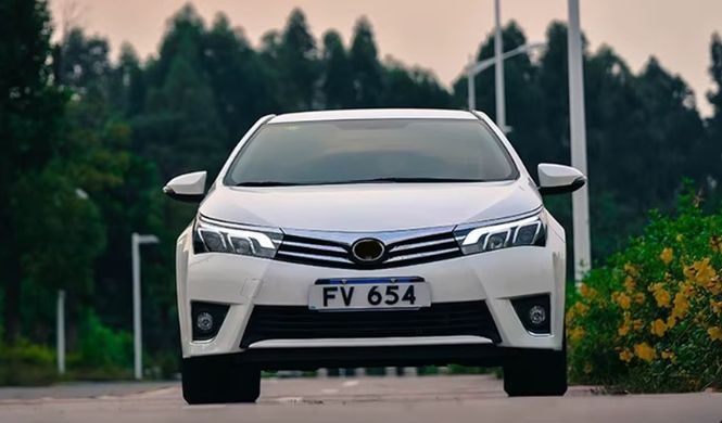 Передні тюнінг лед фари для Toyota Corolla 2013-2016 р.в. Тойота Корола, Toyota, Альтернативная оптика, Corolla, Новое, На штатные места, COROLLA (NDE18_, NRE18_, ZRE18_) 2013-