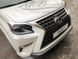 Накладки на фары реснички Lexus GX460 2020+ г.в. под новую оптику, Серый грунт (под покраску), Внешний Тюнинг, Lexus, Декоративные накладки, Требуется, Стеклопластик, GX, Новое, На штатные места