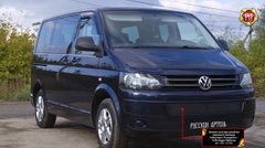 Зимова заглушка решітки переднього бампера Volkswagen Transporter T5 рестайлінг 2009-2015 р.в.