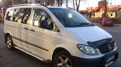 Боковые пороги площадка "X5 тип Black" Mercedes Vito 639