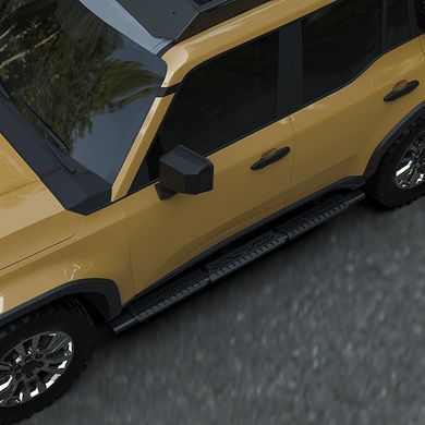 Бічні пороги для Toyota Prado LC250 2024+ г.в. Тойота Прадо 250, Черный, Toyota, Пороги, Не требуется, Prado, Новое