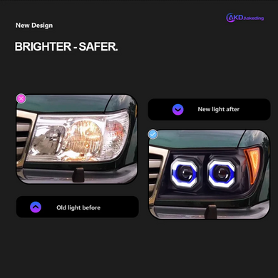 Передние лед фары для Toyota Land Cruiser LC 100 1998-2007 г.в. Ленд крузер 100