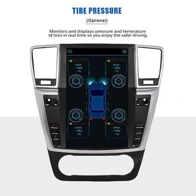 Штатная магнитола в стиле тесла Mercedes benz ML300 ML350 ML500 2012-2015 г.в. Мерседес МЛ, Mercedes, ML-Class, Новое, На штатные места