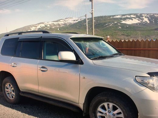 Козырёк кепка на лобовое стекло Land Cruiser 200 LC 2007-2020 г.в. Тойота Ленд Крузер 200, Внешний Тюнинг, Toyota, Спойлер, По желанию, Стеклопластик, Land Cruiser 200, Новое, На штатные места, LAND CRUISER (VDJ20_, UZJ20_) 2007-