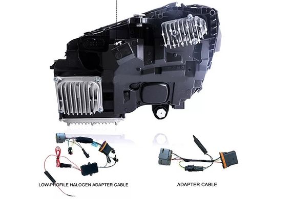 Передние лед фары Mercedes C-класс W205 2014-2020 г.в. Мерседес, Mercedes, Альтернативная оптика, C-Class, Новое, На штатные места, C-KLASSE (W205) 2013-