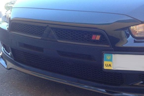 Накладка на бампер ноздри Mitsubishi Lancer X 2007+ г.в.