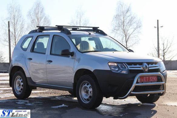 Защита переднего бампера (кенгурятник, бугель, дуга) Renault Duster 2010-2017