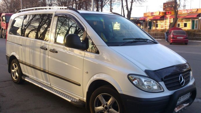 Боковые пороги площадка "X5 тип Black" Mercedes Vito 639