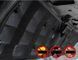 Захисна сітка переднього бампера для Toyota Land Cruiser LC300 2021+ р.в. Тойота ЛК300, Черный