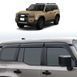 Дефлектори на вікна вітровики до Toyota Prado 250 2024+ р.в., Черный