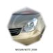 Реснички на фары Nissan NOTE 2008+ г.в. Нисан Ноут