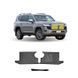 Захисна сітка переднього бампера для Toyota Land Cruiser LC300 2021+ р.в. Тойота ЛК300, Черный