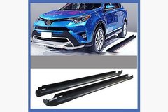 Боковые подножки в штатные места Toyota RAV4 2016-2018 г.в.