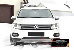 Зимова заглушка решітки переднього бампера Volkswagen Tiguan 2011-2015 р.в.