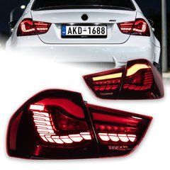 Задние тюнинг лед фонари для BMW E90 2009-2012 г.в. БМВ Е90, Черный, BMW, Альтернативная оптика, 3-Series