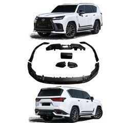 Тюнинг обвес для Lexus LX600 \ 550d 2021+ г.в. Лексус ЛХ600 \ 550д, Черный