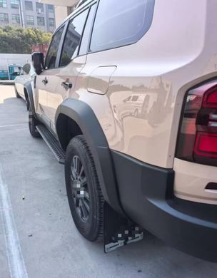 Расширители арок для Toyota Prado LC250 2024+ г.в. Тойота Прадо 250, Черный, Toyota, Расширители арок, Не требуется, ABS-пластик, Prado, Новое, На штатные места