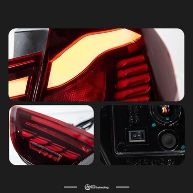 Задние тюнинг лед фонари для BMW E90 2009-2012 г.в. БМВ Е90, Черный, BMW, Альтернативная оптика, 3-Series