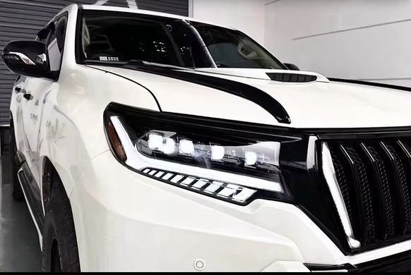 Передні тюнінг лед фари для Toyota LC150 Land Cruiser Prado 2018-2023 р.в. Тойота Прадо 150, Toyota, Альтернативная оптика, Prado, Новое, На штатные места