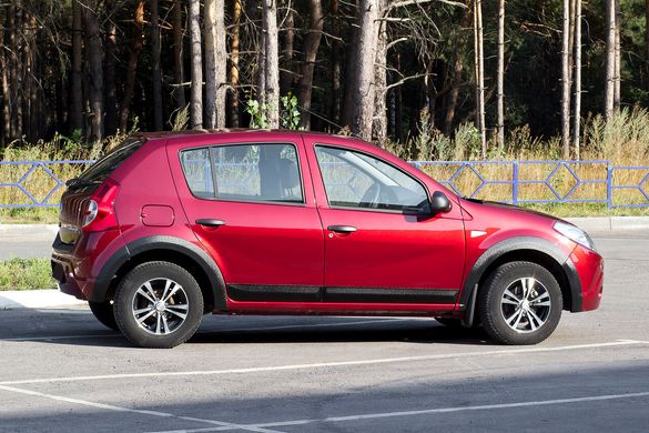 Накладки на колёсные арки Renault Sandero 2009-2013 г.в. Рено Сандеро