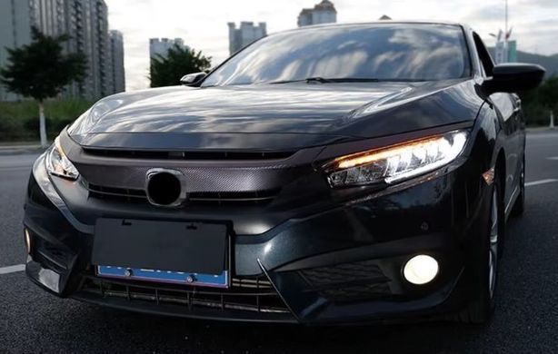Передні тюнінг лед фари Honda Civic 2016-2021 р.в. Хонда Цивік 10, Honda, Альтернативная оптика, Civic, Новое, На штатные места