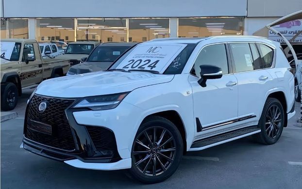 Тюнинг обвес для Lexus LX600 \ 550d 2021+ г.в. Лексус ЛХ600 \ 550д, Черный