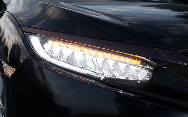 Передні тюнінг лед фари Honda Civic 2016-2021 р.в. Хонда Цивік 10, Honda, Альтернативная оптика, Civic, Новое, На штатные места