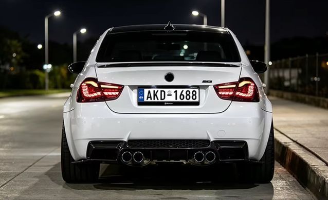 Задние тюнинг лед фонари для BMW E90 2009-2012 г.в. БМВ Е90, Черный, BMW, Альтернативная оптика, 3-Series