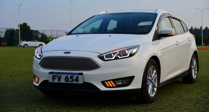 Передние тюнинг фары Ford Focus 3 рестайлинг 2015-2018 г.в. Форд Фокус , Ford, Альтернативная оптика, Focus, Новое, На штатные места, FOCUS III 2011-