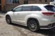 Защита заднего бампера уголки Toyota Highlander 2014+ г.в.