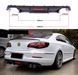 Диффузор заднего бампера со стопом для Volkswagen Passat CC 2009-2017 г.в. Пасат ЦЦ, Черный, Volkswagen, Накладка на задний бампер, По желанию, ABS-пластик, Passat, Новое, На штатные места