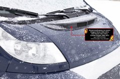 Повітрозабірник на капот (зі скотчем 3М) Citroen Jumper 2006-2013 р.в. (250 кузов), Черный, Citroen, Не требуется, ABS-пластик, Jumper, Новое, На штатные места, JUMPER 2006-