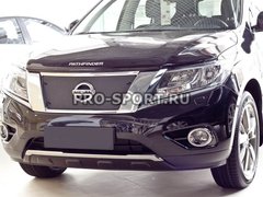 Зимова заглушка решітки переднього бампера Nissan Pathfinder 2014+