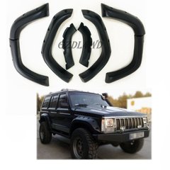 Расширители колесных арок Jeep Cherokee XJ 4-х дверный 1984-2001 г.в., Черный, Jeep, Расширители арок, Не требуется, ABS-пластик, Grand Cherokee, Новое, На штатные места