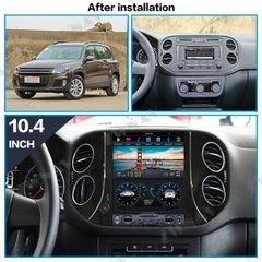 Штатна магнітола в стилі тесла Volkswagen Tiguan 2010-2016 р.в. Волксваген Тигуан Android, GPS, Черный, Автомагнитола, Volkswagen, Tiguan, Новое, На штатные места, TIIDA (C11X) 2007-