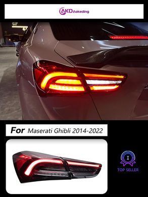 Задние тюнинг лед фонари Maserati Ghibli 2014-2022 г.в. Мазерати Гибли, Maserati, Альтернативная оптика, Новое, На штатные места