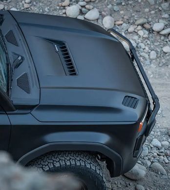 Тюнінг капот для Toyota Prado 250 2024 р.в. Urnieta, Черный