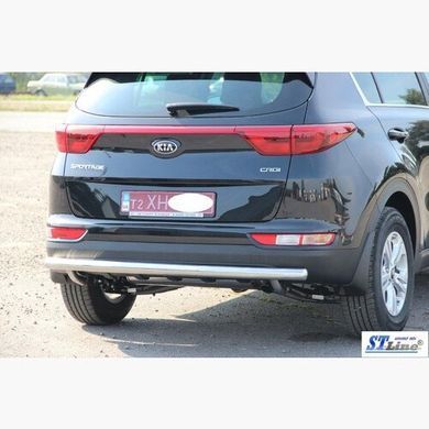 Защита заднего бампера труба Kia Sportage 2016+ г.в.