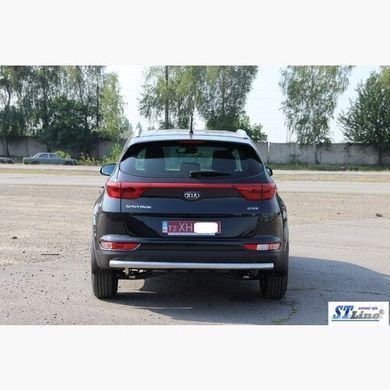 Защита заднего бампера труба Kia Sportage 2016+ г.в.