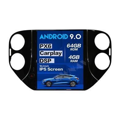 Штатна магнітола в стилі тесла Volkswagen Tiguan 2010-2016 р.в. Волксваген Тигуан Android, GPS, Черный, Автомагнитола, Volkswagen, Tiguan, Новое, На штатные места, TIIDA (C11X) 2007-