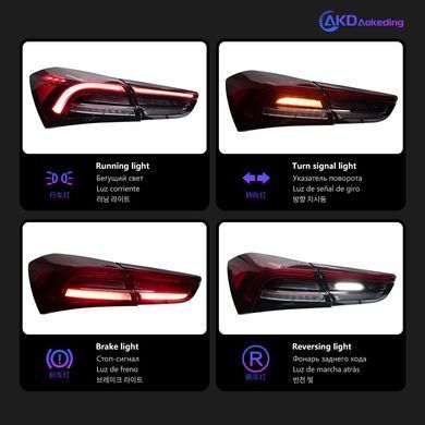 Задние тюнинг лед фонари Maserati Ghibli 2014-2022 г.в. Мазерати Гибли, Maserati, Альтернативная оптика, Новое, На штатные места