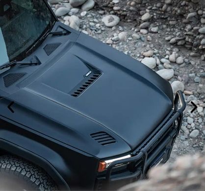 Тюнінг капот для Toyota Prado 250 2024 р.в. Urnieta, Черный