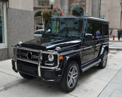 Защита переднего бампера кенгурятник Mercedes G-class w463 G63