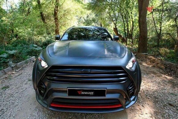 , Infiniti, Комплект обвеса, Требуется, Стеклопластик, Infiniti, Новое, На штатные места, QX70 (S51) 2013-
