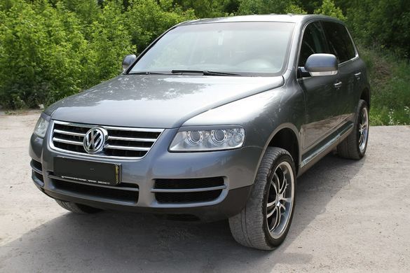 Вії на фари Volkswagen TOUAREG 2002-2006 р.в. Туарег, Зовнішній тюнінг, Volkswagen, Декоративные накладки, Требуется, ABS-пластик, Touareg, Новое, На штатные места, TOUAREG (7LA, 7L6, 7L7) 2002-2010