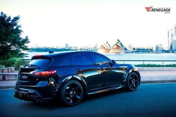 , Infiniti, Комплект обвеса, Требуется, Стеклопластик, Infiniti, Новое, На штатные места, QX70 (S51) 2013-