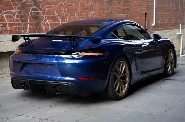Тюнінг комплект апгрейд для Porsche Cayman / Boxster 981 у стиль 982 718 GT4 RS, Серый грунт (под покраску)