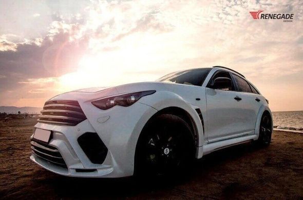 , Infiniti, Комплект обвеса, Требуется, Стеклопластик, Infiniti, Новое, На штатные места, QX70 (S51) 2013-